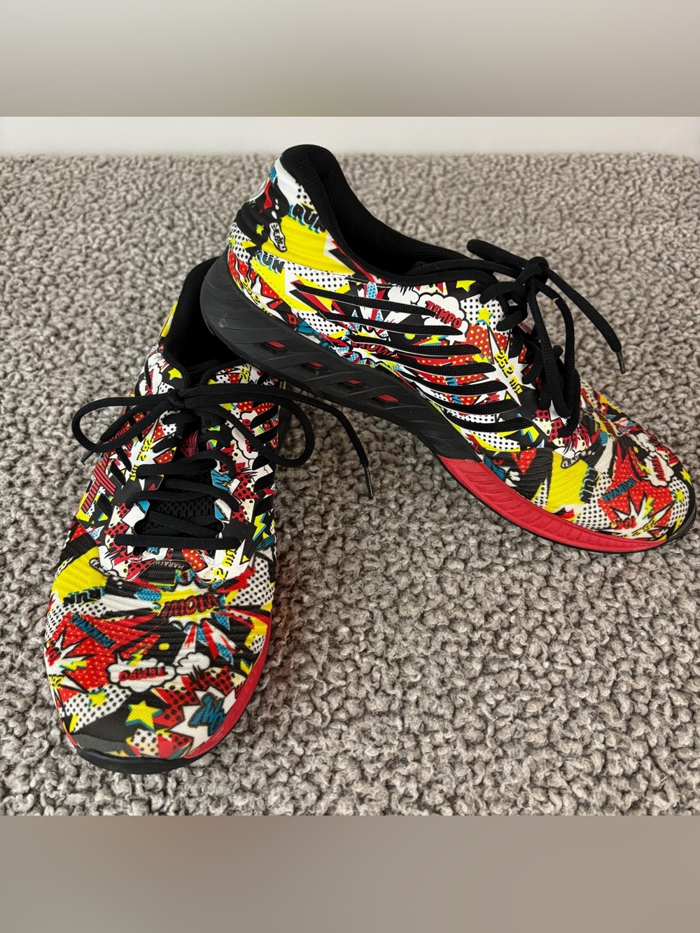 Asics Fuse X Shoes Mens Size 11 US 45 EUR Comic Edition T6K3N mulitcolor